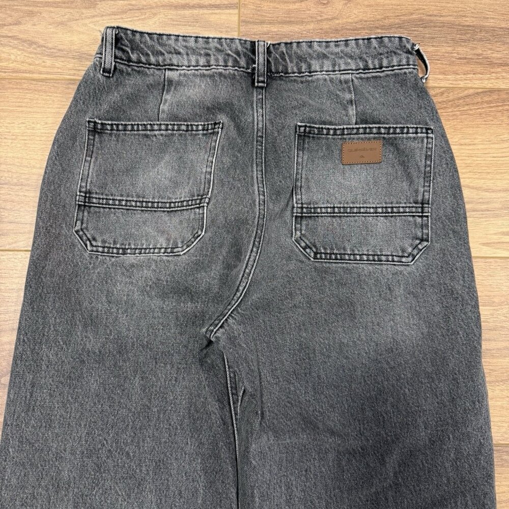Quiksilver Baggy Jeans Mens 29 Gray Surf Skate - Picture 3 of 10